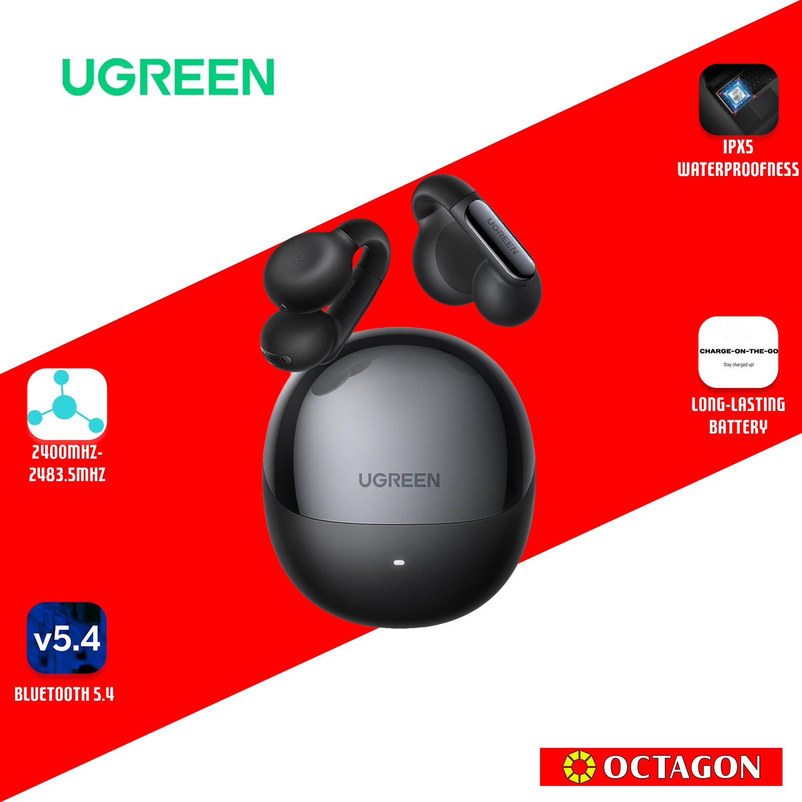 UGREEN WS210/45760  HITUNE S5 OPEN TWS EARBUDS