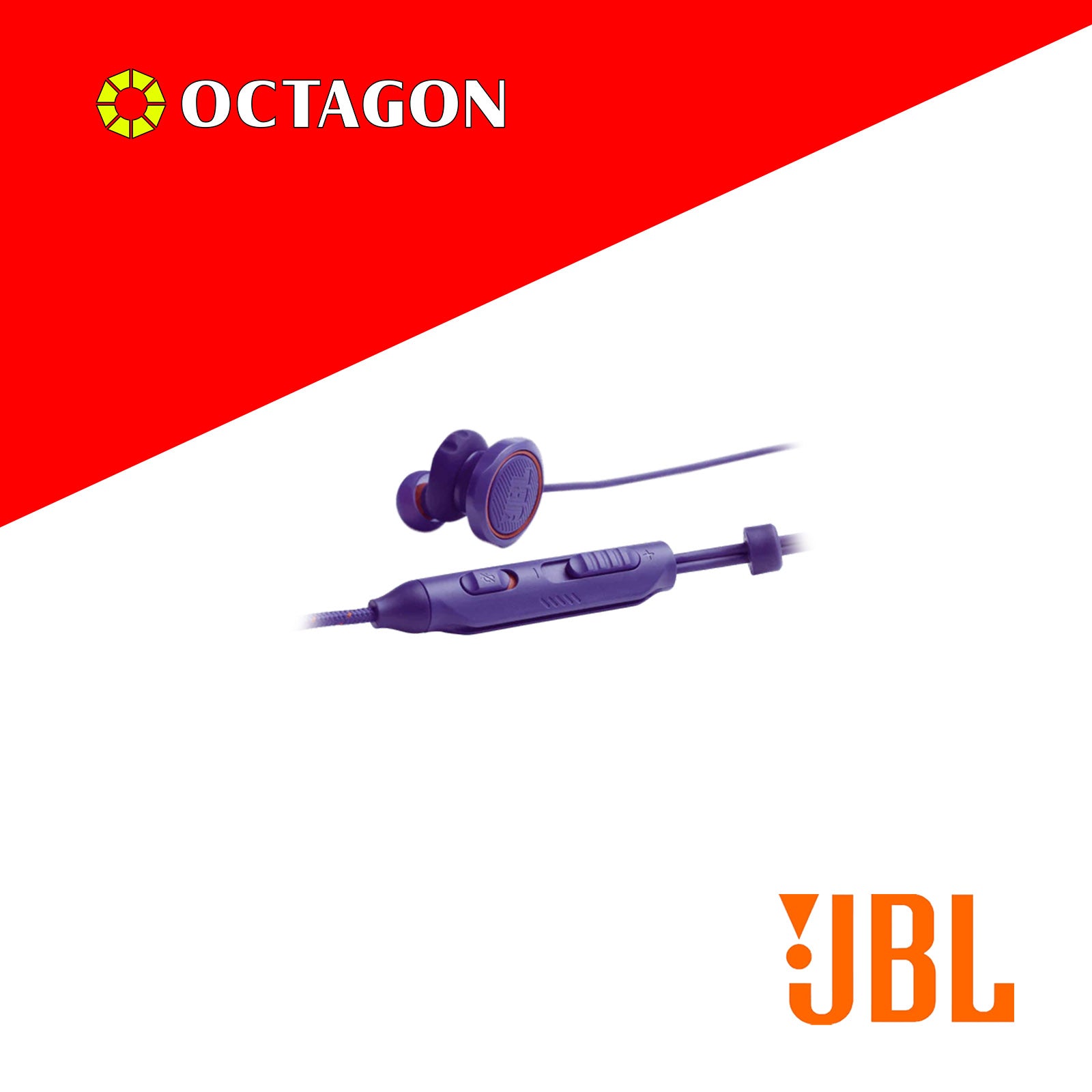 JBL QUANTUM 50 PURPLE IN-EAR EARPHONE - Main Image