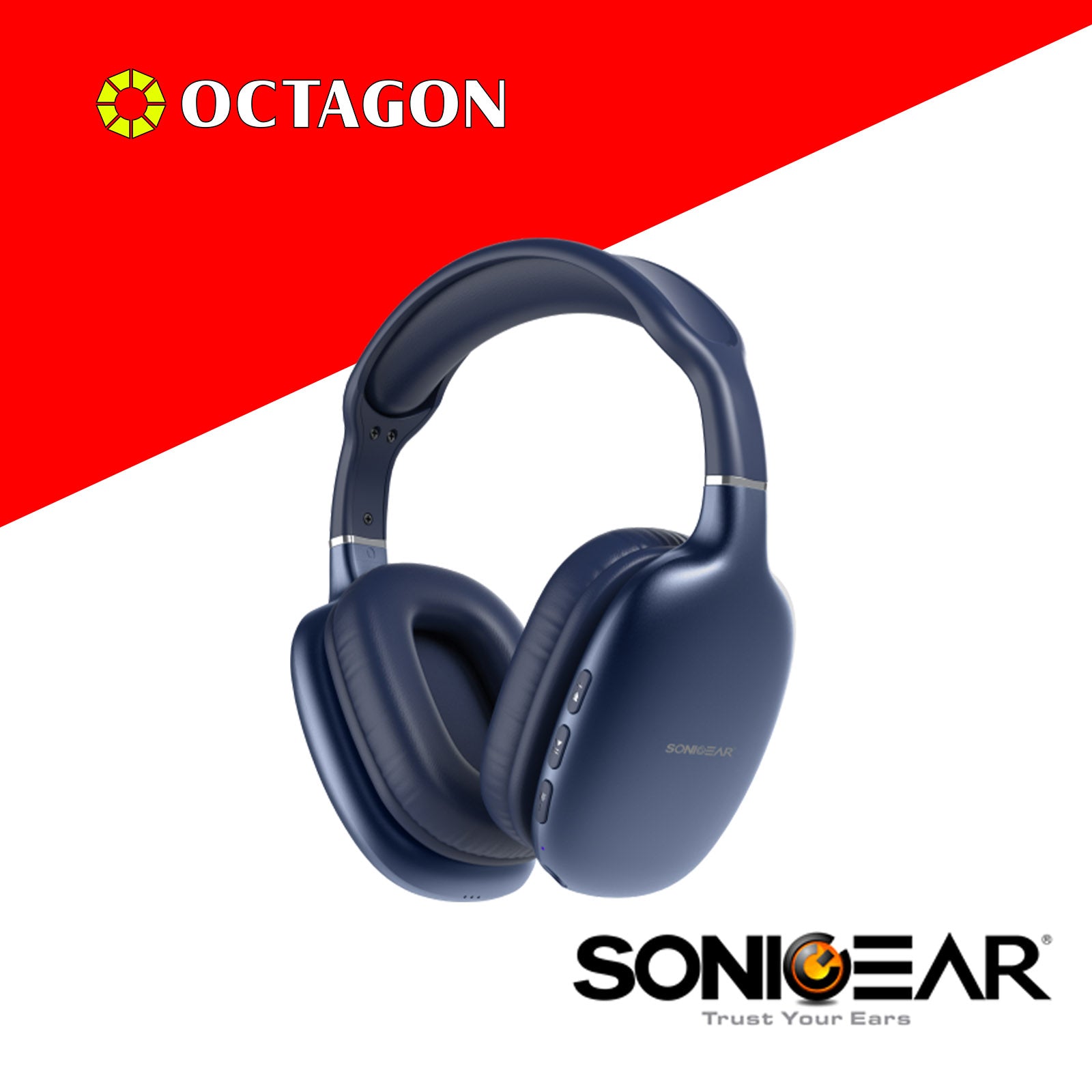 SONIC GEAR AIRPHONE 6 AZURITE/SILVER/OBSIDIAN BT5.0 HEADSET (TYPE C PORT)