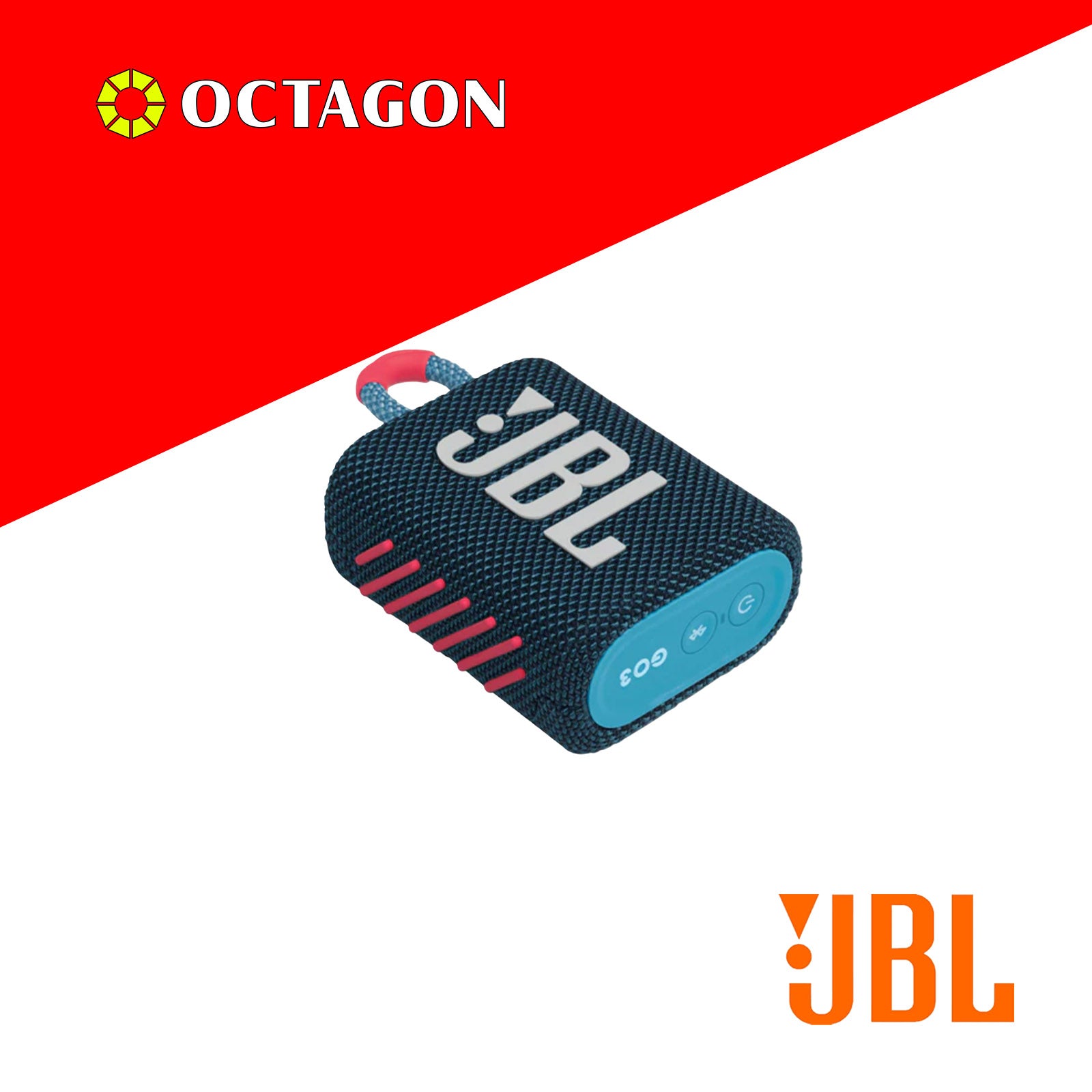 JBL GO 3 BT BLUE+PINK SPEAKER PORTABLE