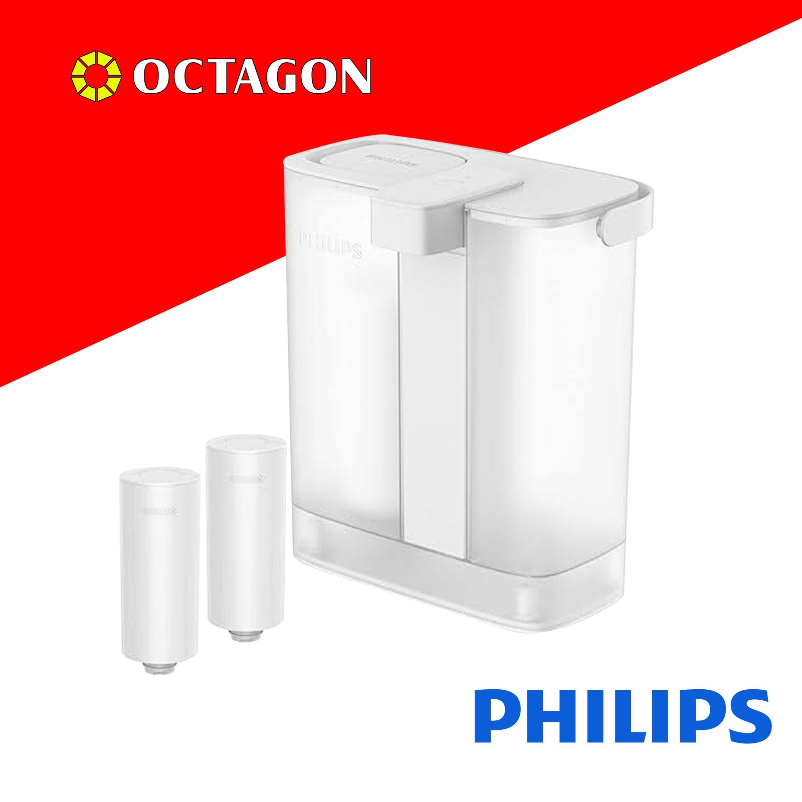 PHILIPS WATER ADD5902WHP2/37 POWERED PITCHER 3L MICRO-X CLEAN FILTER (NSF42,53,372 CERTIFIED)