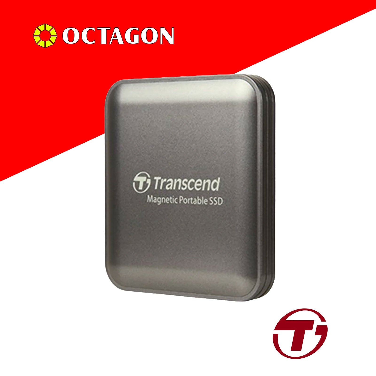 TRANSCEND TS1TESD420C 1TB EXTERNAL SSD BLK MAGSAFE IRON GRAY