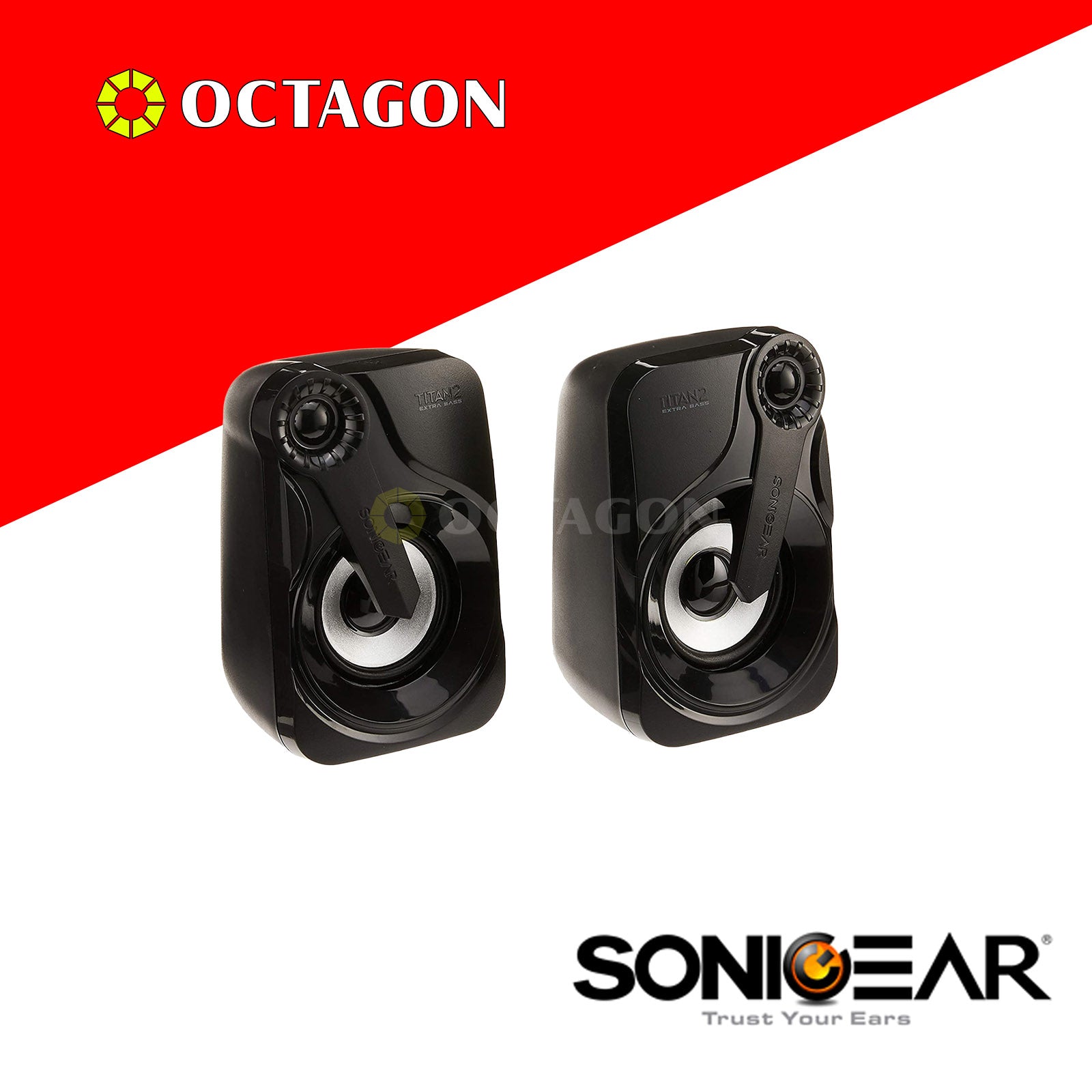 SONIC GEAR TITAN 2 BLACK USB2.0 7 COLOR