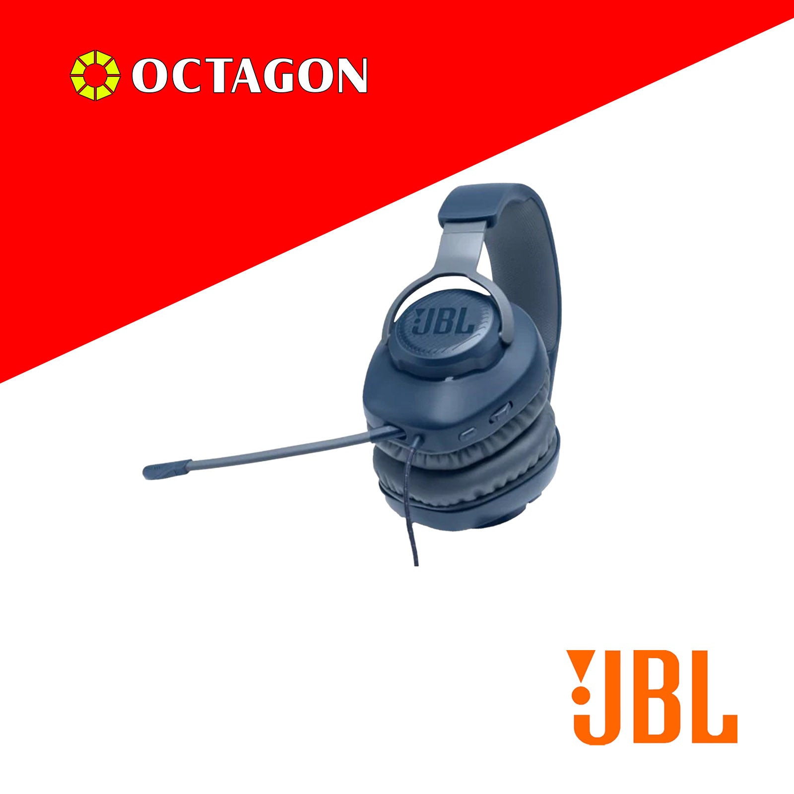 JBL QUANTUM 100 BLUE HEADSET OVER-EAR
