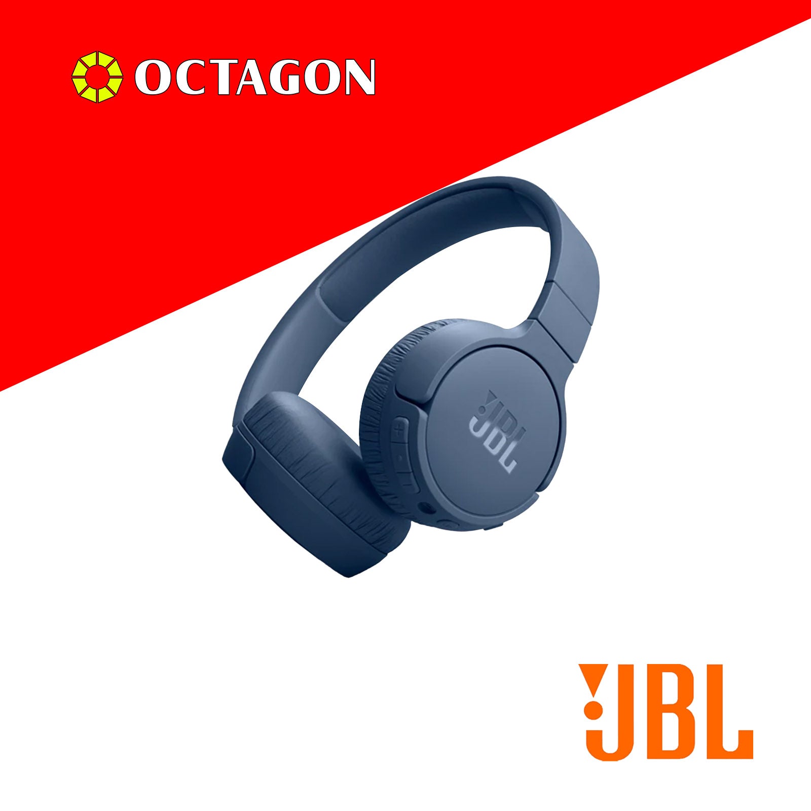 JBL T670NC BLUE WIRELESS ON-EAR HEADPHONE