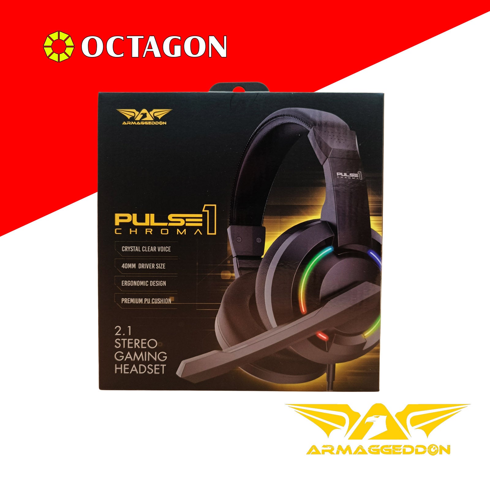 ARMAGGEDDON PULSE 1 CHROMA USB PRO GAMING HEADSET