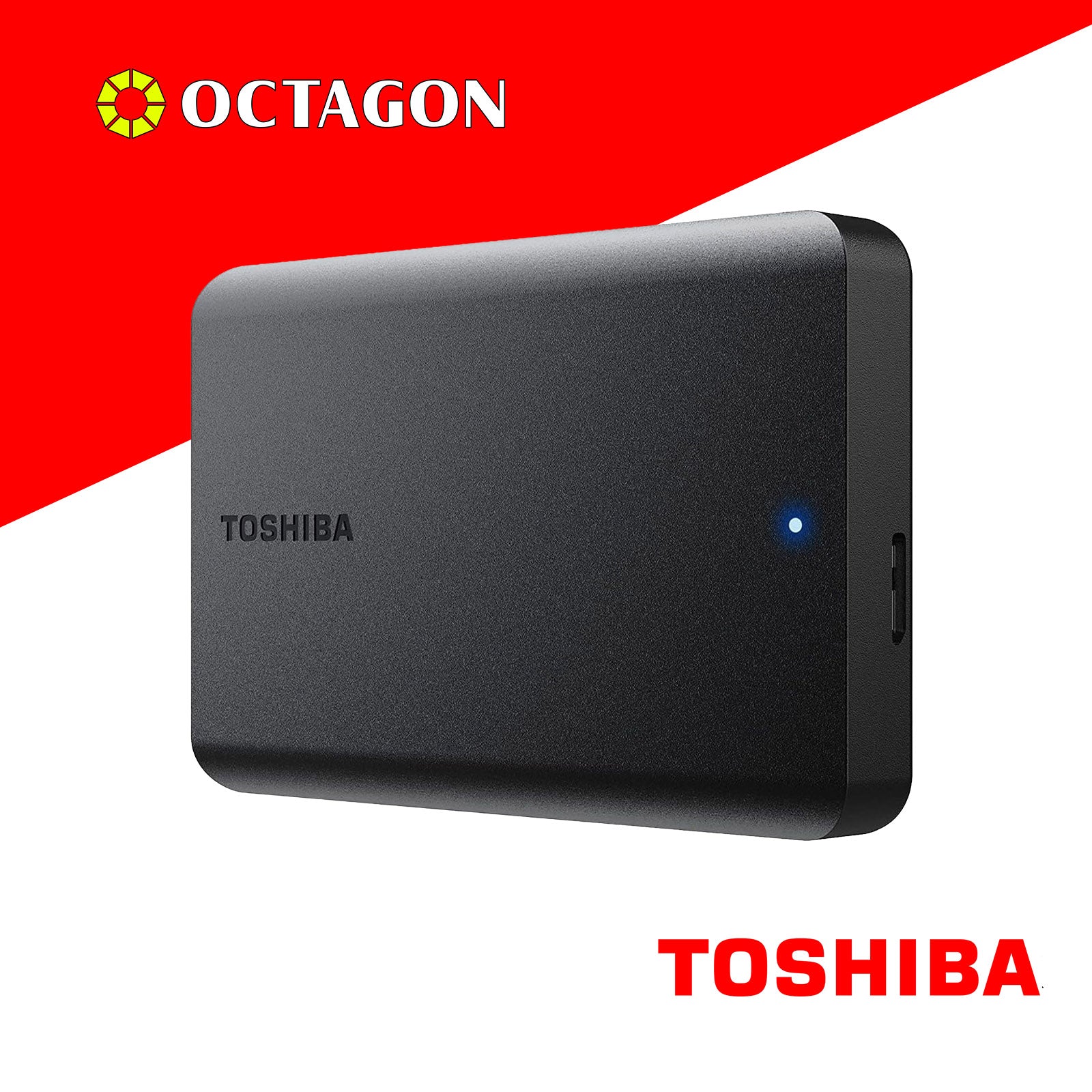 TOSHIBA 1TB (NEW) CANVIO BASIC BLACK 3.0 HDD