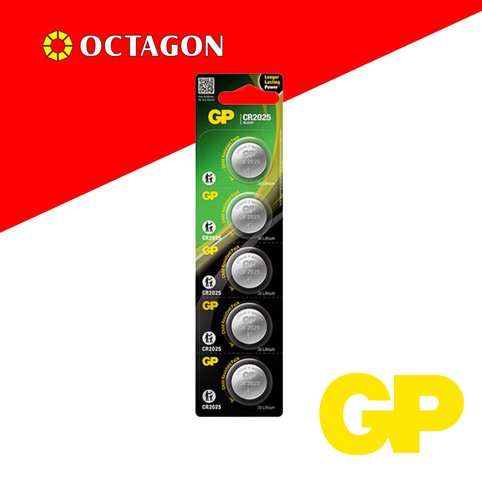 GP CR2025 LITHIUM COIN