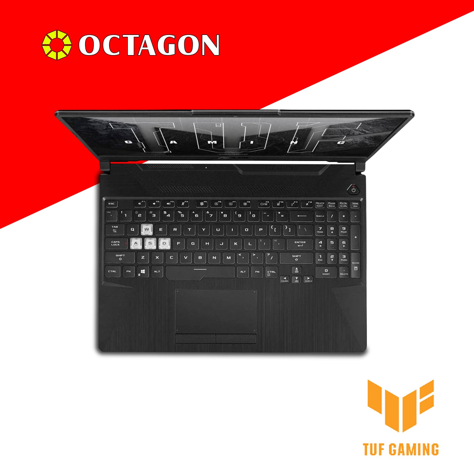ASUS TUF FA506NCG-HN349WSM/ RYZEN 7-8845HS/ 8GB/ 512GB SSD/ 15.6 FHD 144HZ/ WIN 11/ RTX3050 4GB/ OFFICE H&S + O365