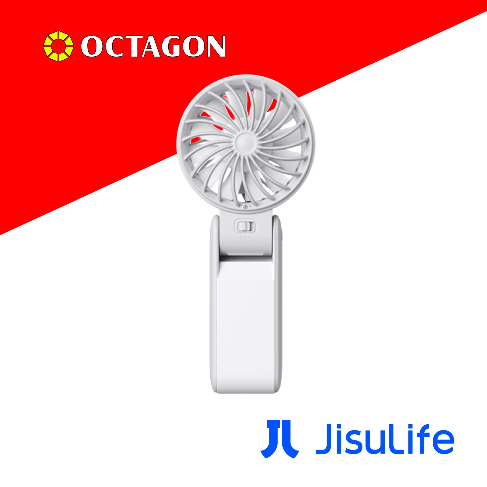 JISULIFE LIFE7 3600MAH PINK/GRAY/BLACK HANDHELD FAN