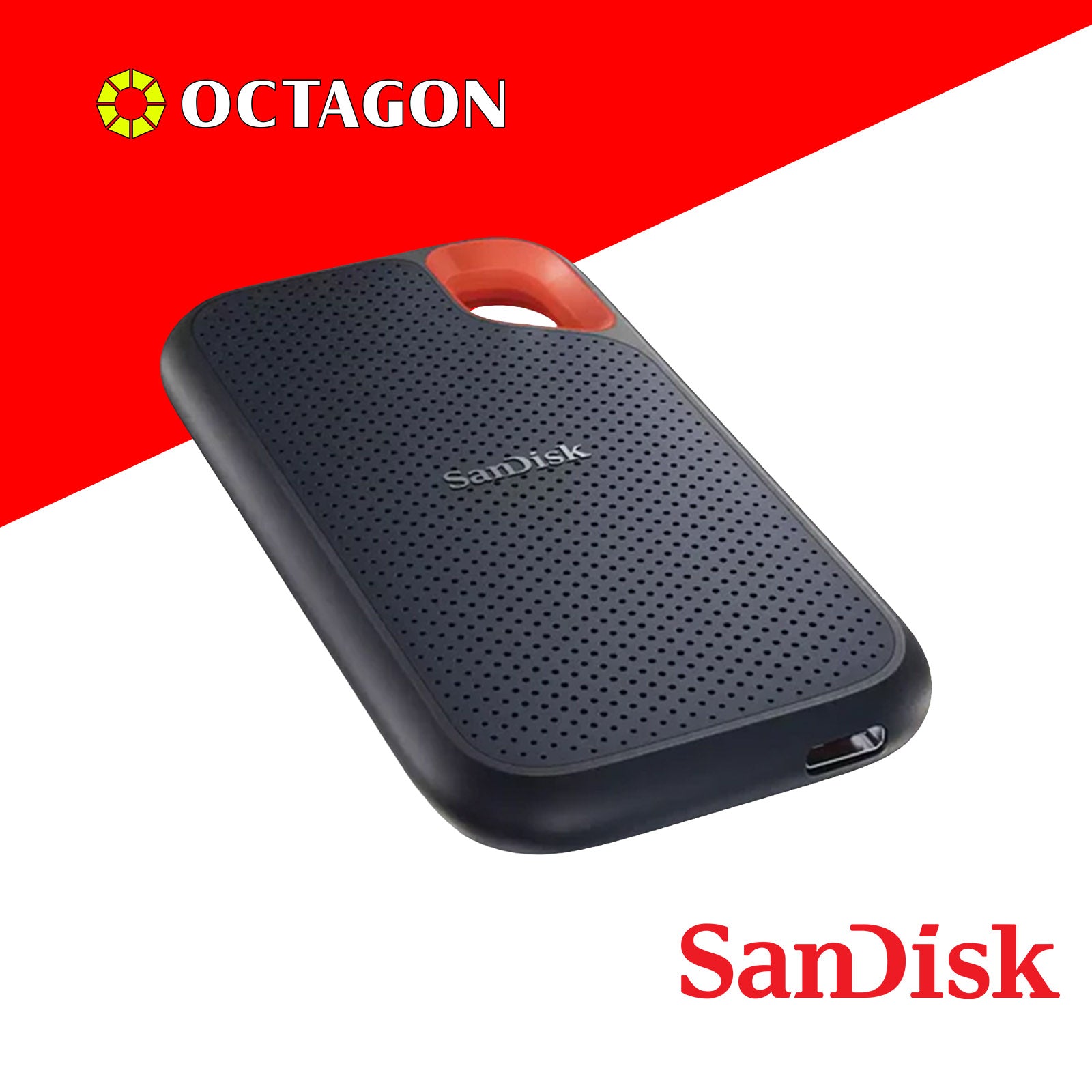 SANDISK E61 1TB BLACK PORTABLE SSD (SDSSDE61-1T00-G25)