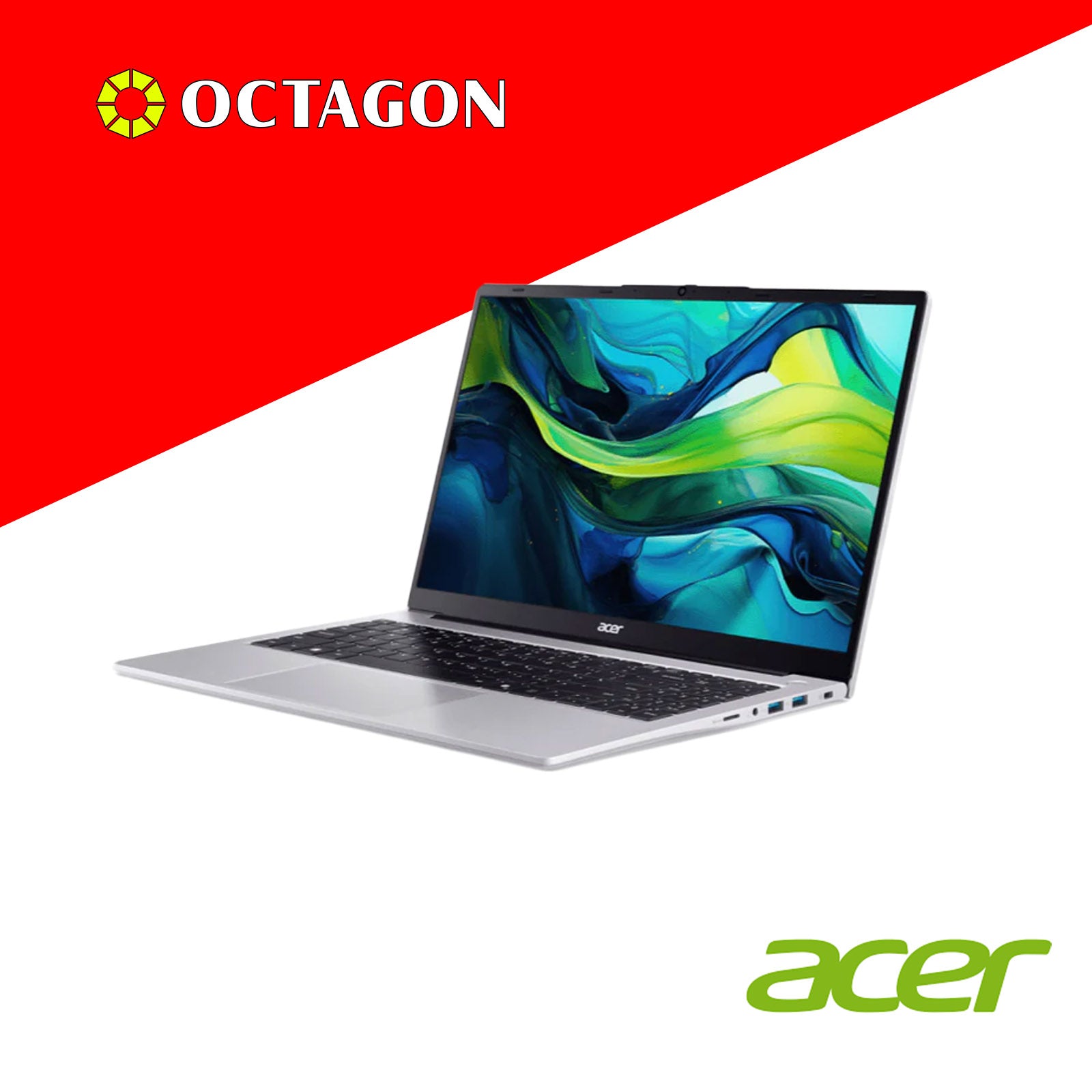 ACER ASPIRE LITE AL15-42P-R9Y9/ RYZEN 5 7430U/ 16GB/ 512GB SSD/ 15.6" IPS FHD/ WIN 11/ OFFICE HOME 2024 + OFFICE 365 1YR/ SILVER