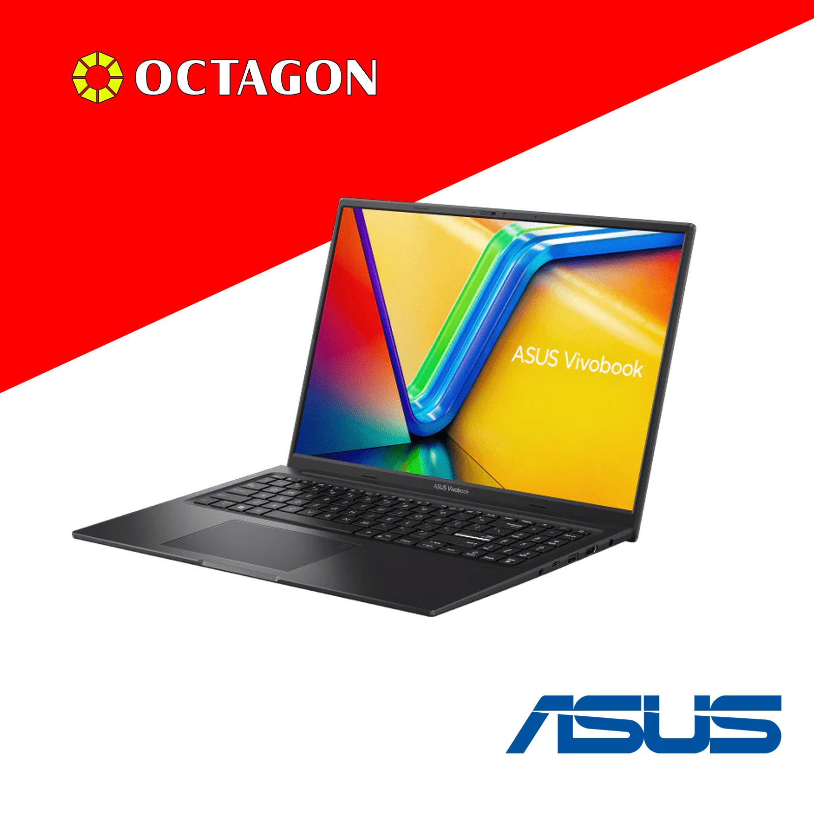 ASUS VIVOBOOK 16X K3605VC-RP493W/ CORE I5-13420H/ 8GB/ 512GB SSD/ 16 WUXGA/ WIN 11/ RTX3050 4GDG/ BLK (BAG INSIDE)