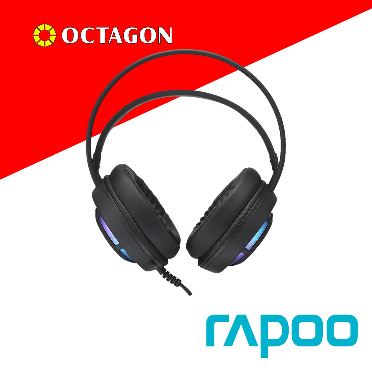 RAPOO VH360 BLACK WIRED USB GAMING HEADSET