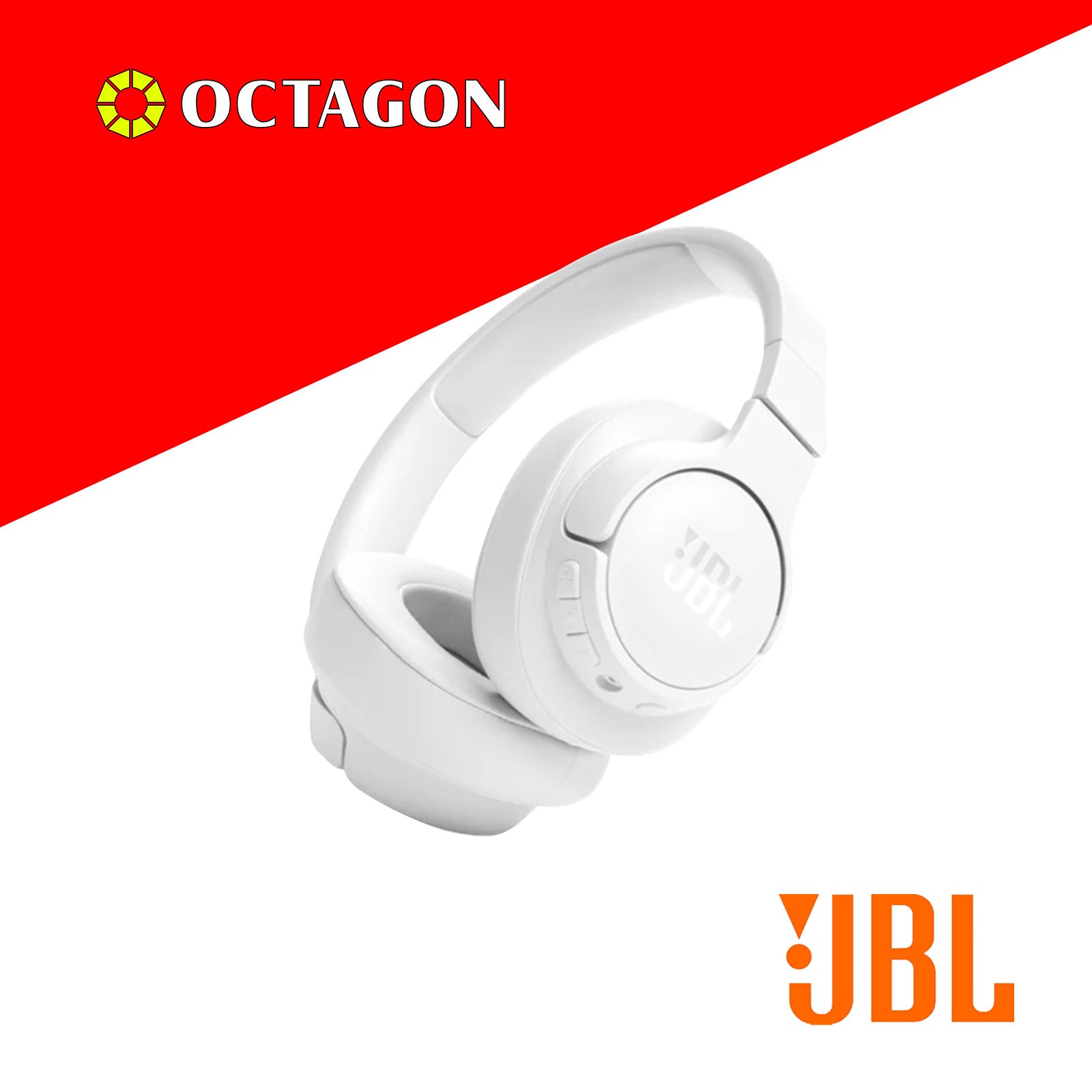 JBL T720 BT WHITE WIRELESS OVER-EAR