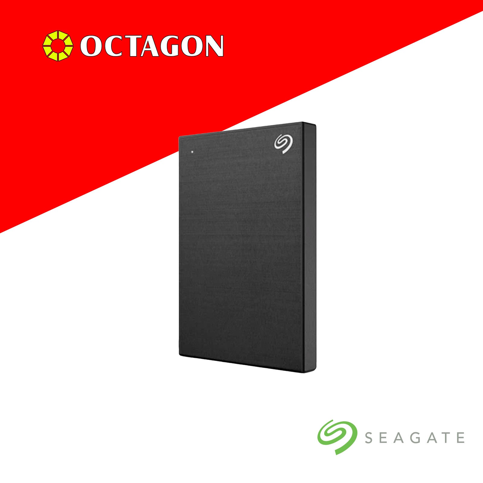 SEAGATE 1TB ONETOUCH BLACK HDD W/ PASSWORD