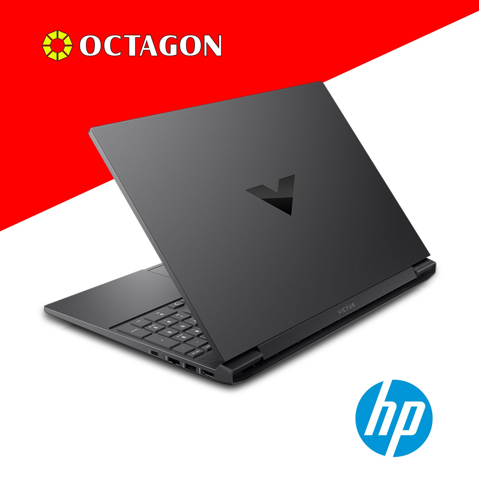 HP VICTUS 15-FB3223AX/ RYZEN 5-7535HS/ 16GB DDR4/ 512GB SSD/ 15.6 FHD IPS 144HZ/ WIN 11/ RTX3050 6GB/ OFFICE H&S 2024 + M365 BASIC/ SLV