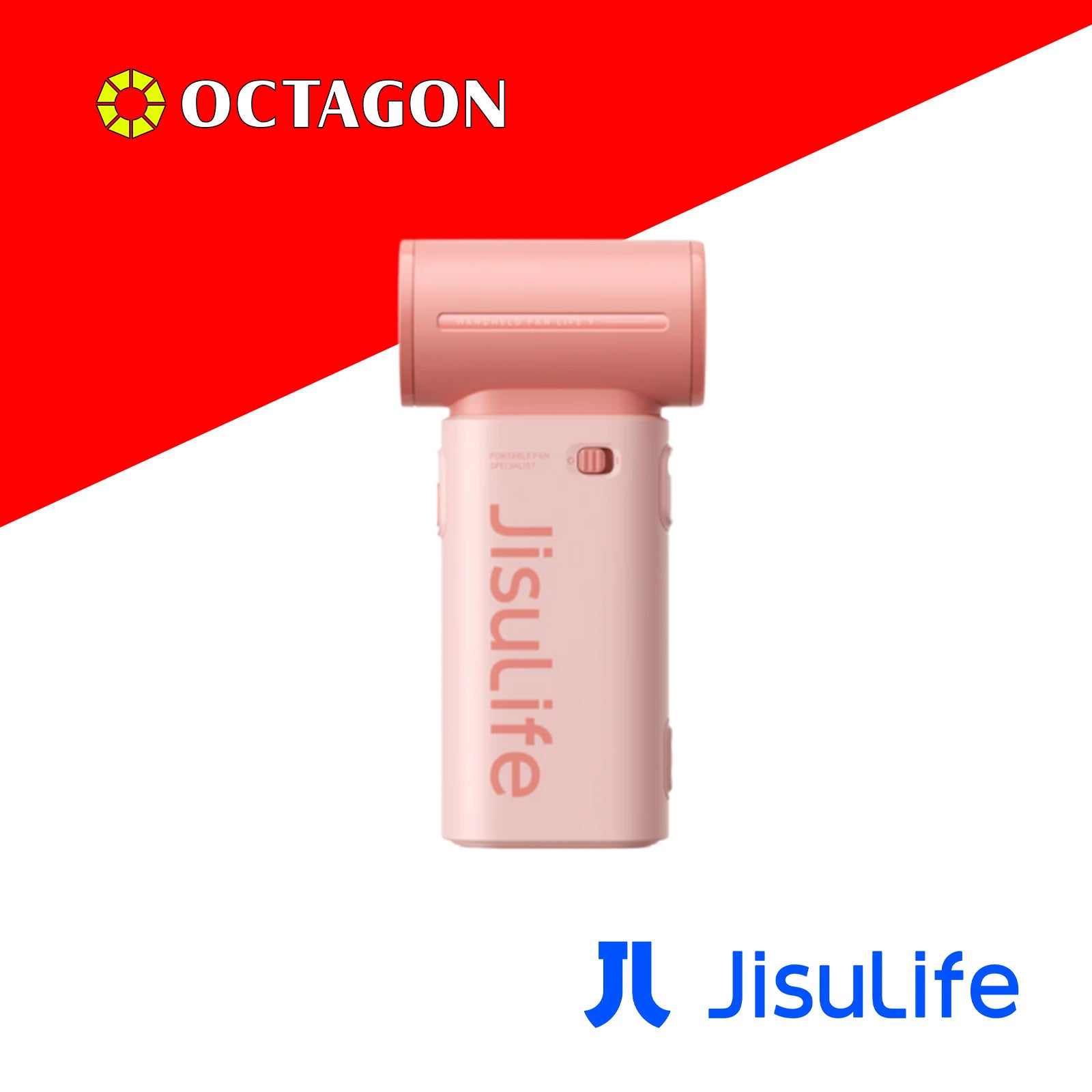JISULIFE LIFE9 5000MAH GREY/BLACK HANDHELD FAN