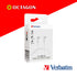 VERBATIM 66586 SYNC & CHARGE TYPE-C TO TYPE-C CABLE (PD60W & 480MBPS) 100CM (WHITE)