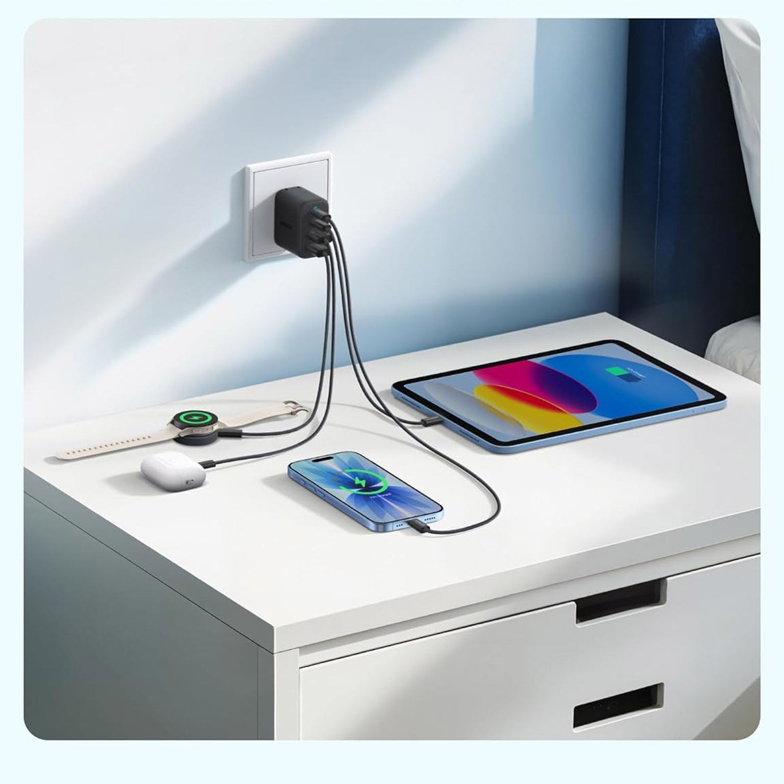ANKER A121EJ11 ZOLO BLACK 50W 2A2C CHARGER