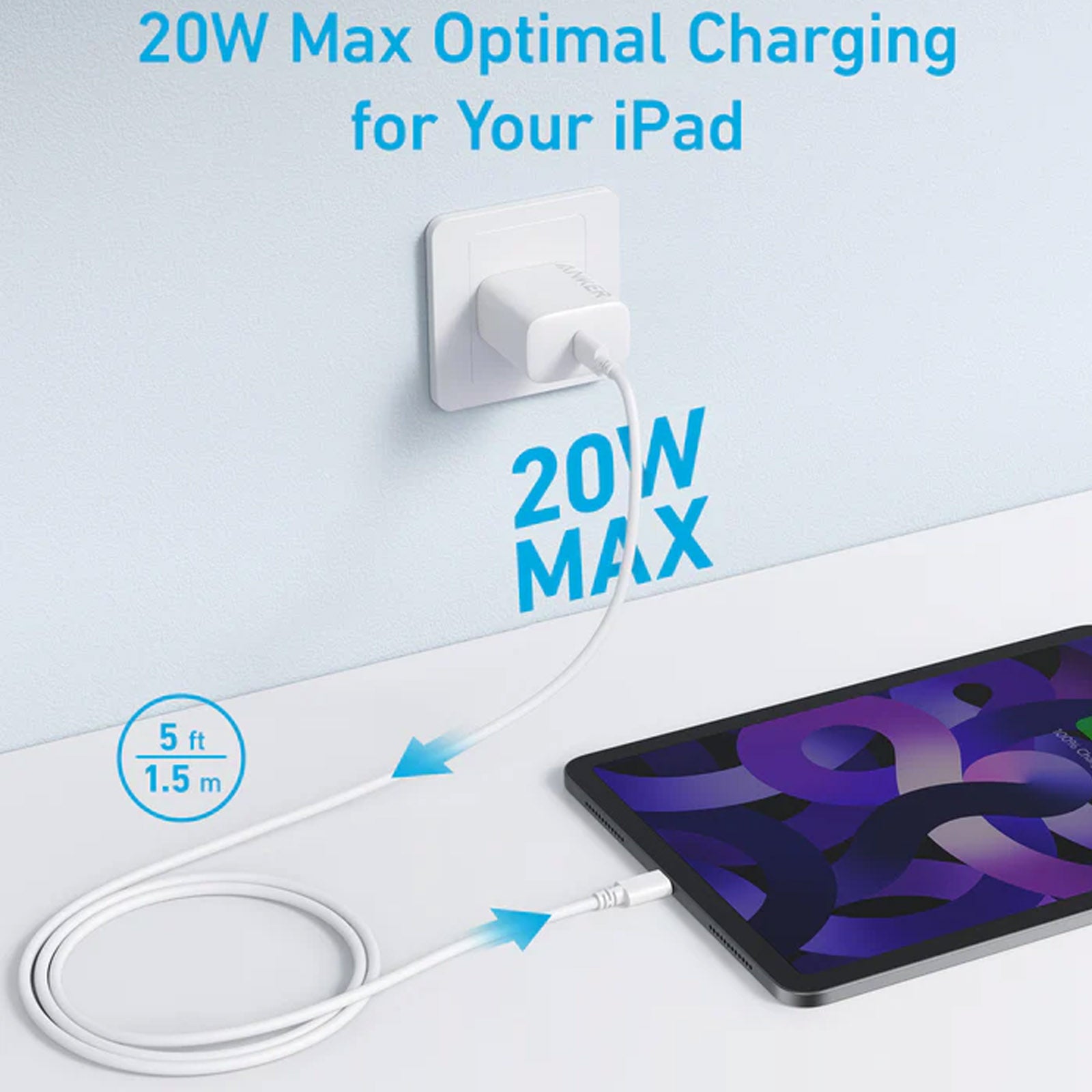 ANKER 20W USB C WALL CHARGER