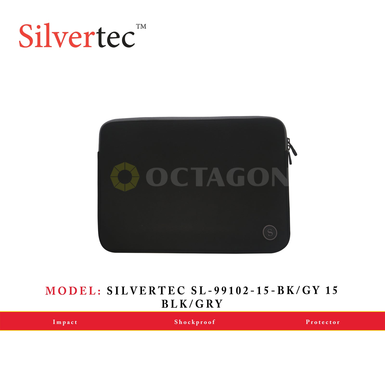 SILVERTEC SL-99102-15-BK/GY 15 BLK/GRY