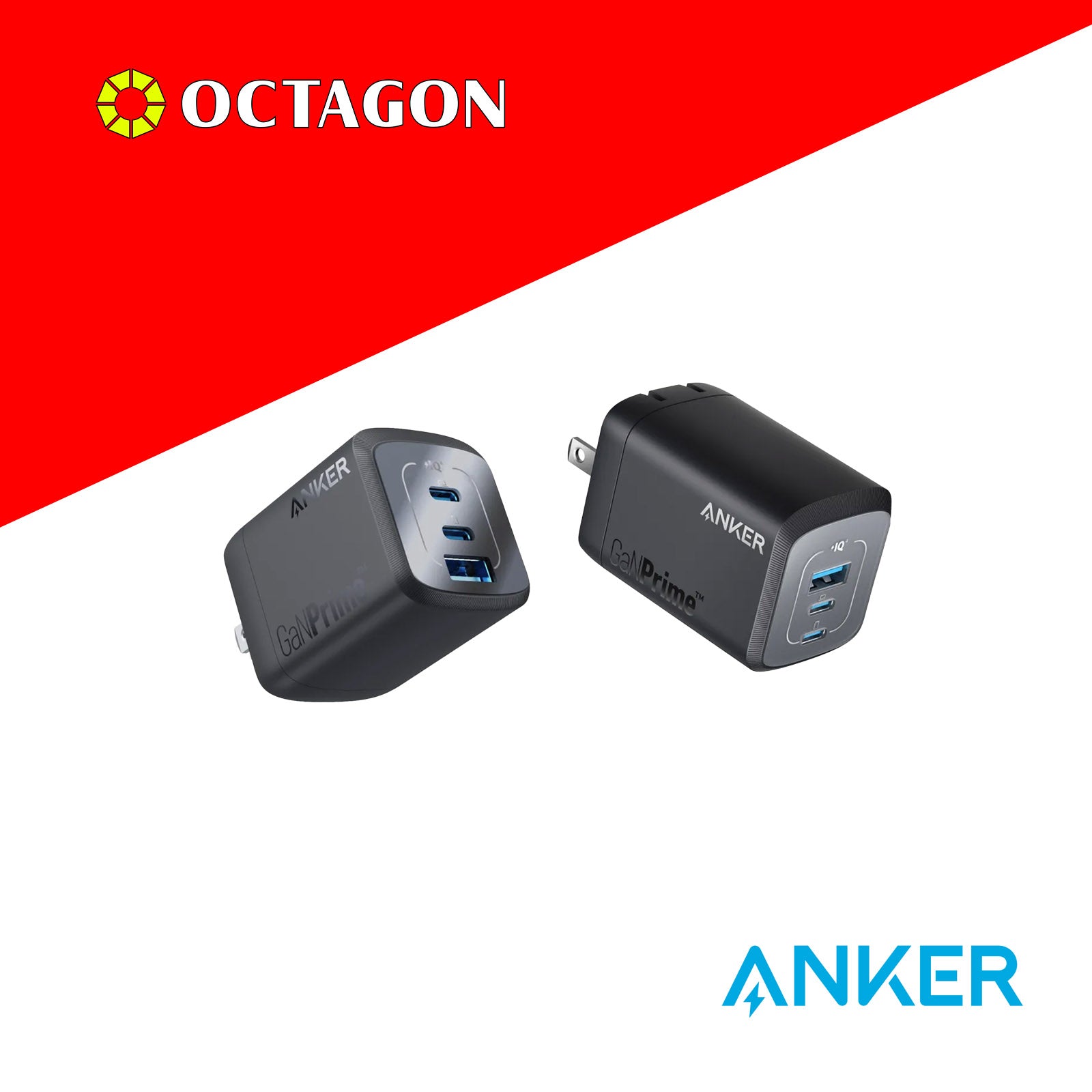 ANKER PRIME 100W GAN WALL CHARGER