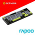RAPOO V700DIY-98 BLACK GREY GREEN FULL BACKLIT MECHANICAL GAMING KEYBOARD