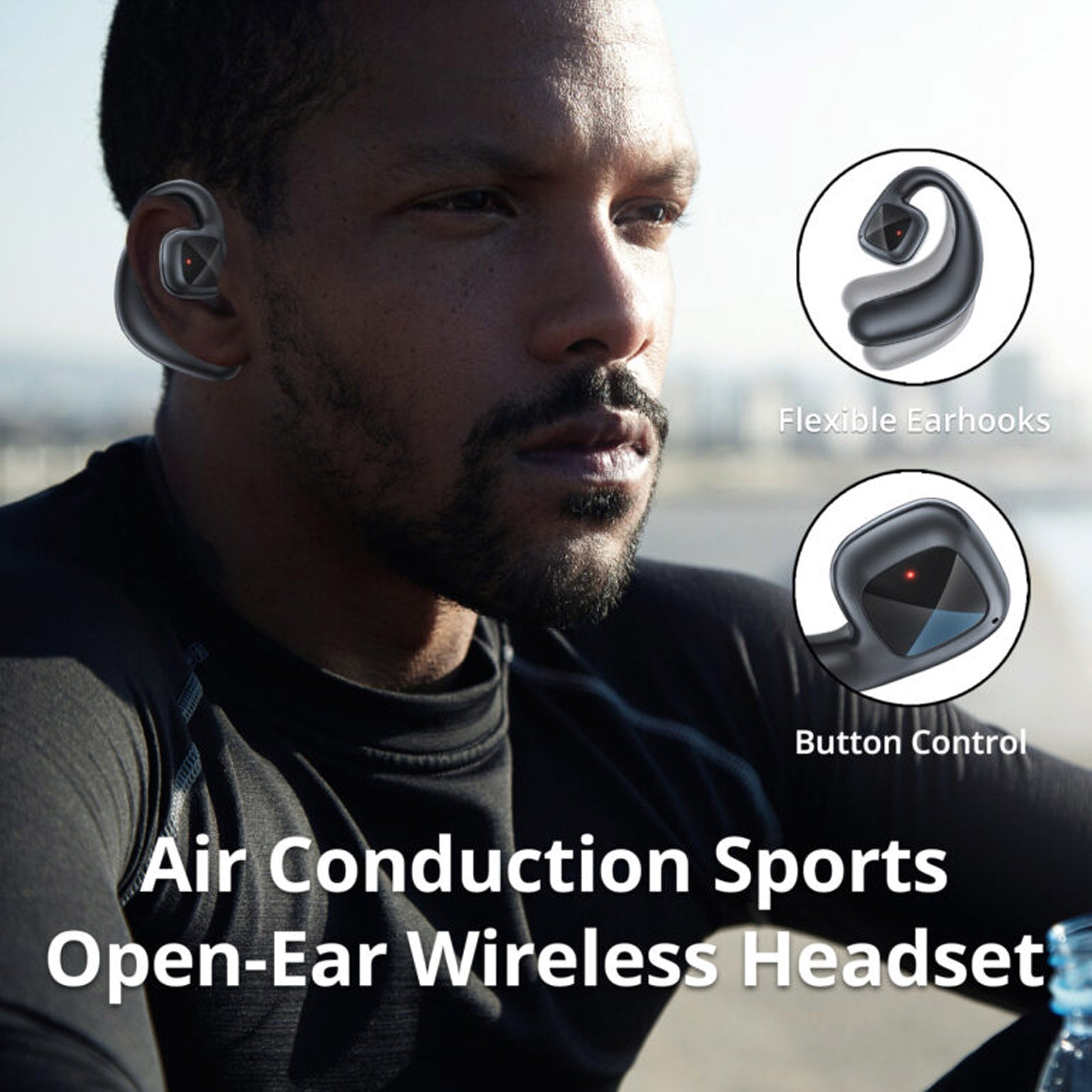 SUPERV Q01 AIR CONDUCTION SPORTS BT V5.3 TWS EARPHONE