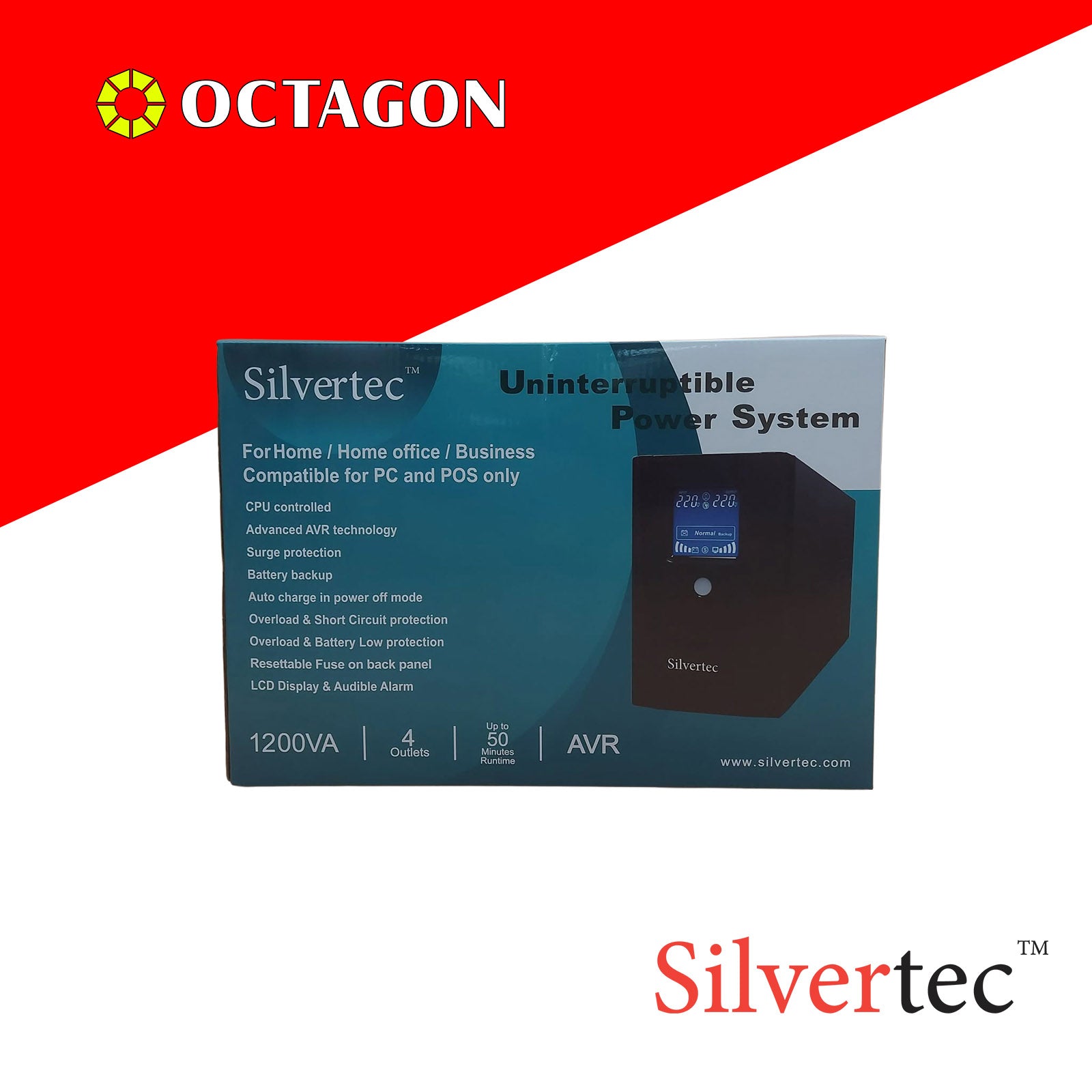 SILVERTEC POWERPLUS 1200PR UPS RESETTABLE FUSE