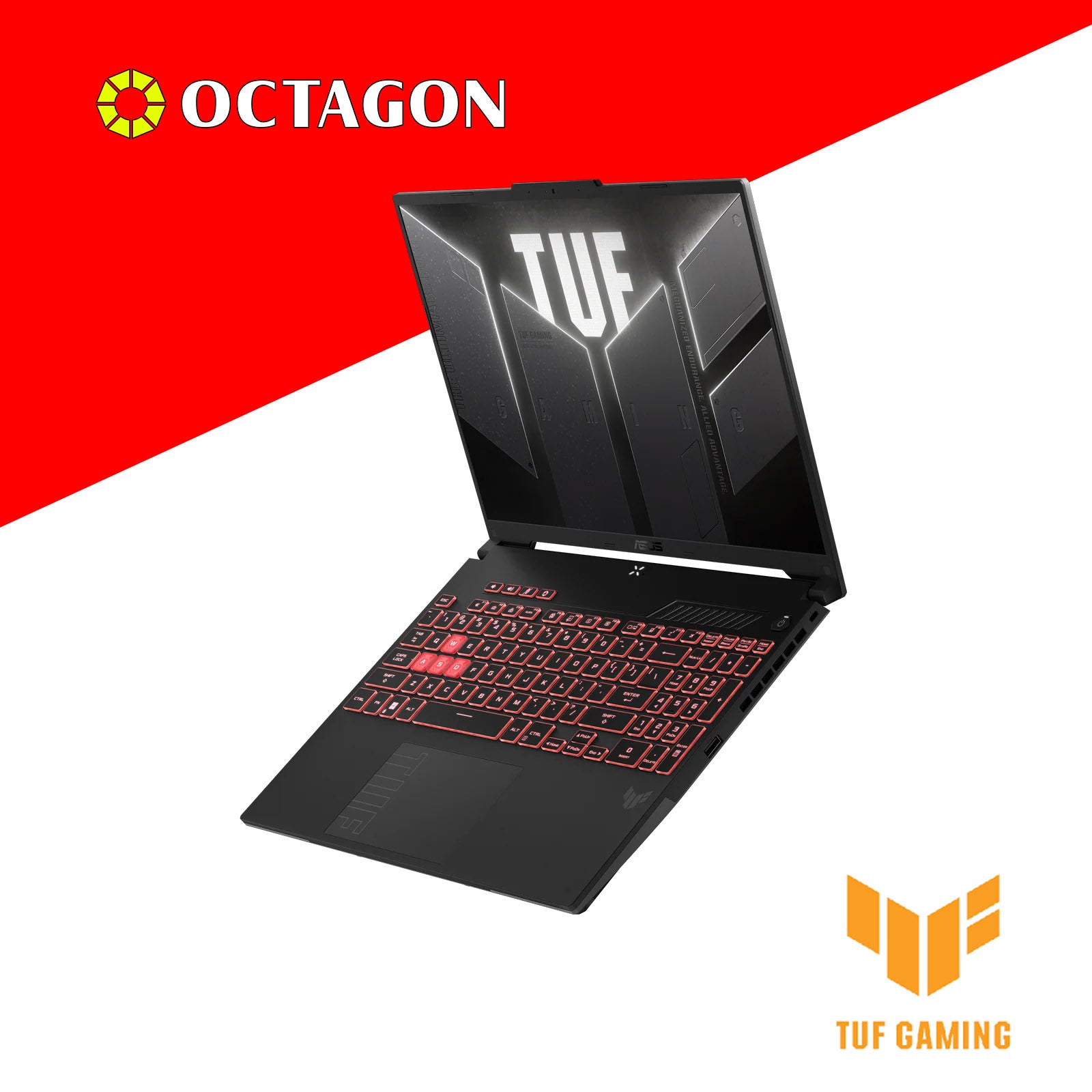 ASUS TUF FA607NUG-RL118WSM/ RYZEN 7 7445HS/ 16GB/ 512GB SSD/ 16 WUXGA 144HZ/ WIN 11/ RTX4050 6GB/ OFFICE H&S 2021 + M365/ GRAY