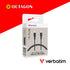 VERBATIM 66667 SYNC & CHARGE TYPE-C TO TYPE-C CABLE (PD60W & 480MBPS) 120CM (BLACK)