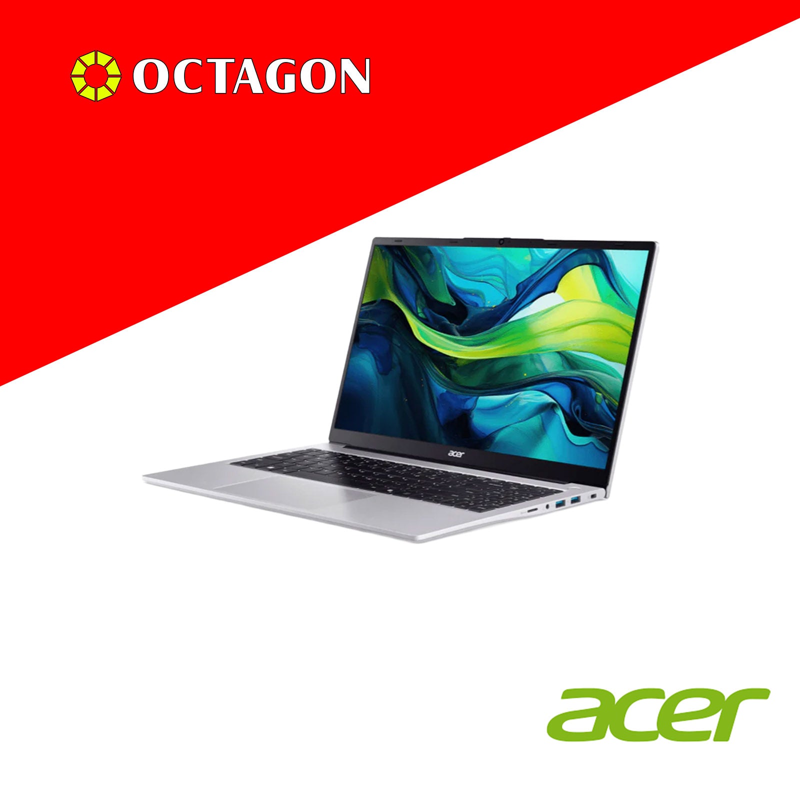ACER ASPIRE LITE AL15-41P-R3X2/ RYZEN 7 5700U/ 16GB/ 1TB SSD/ 15.6" IPS FHD/ WIN 11/ OFFICE HOME 2024 + OFFICE 365 1YR/ SILVER