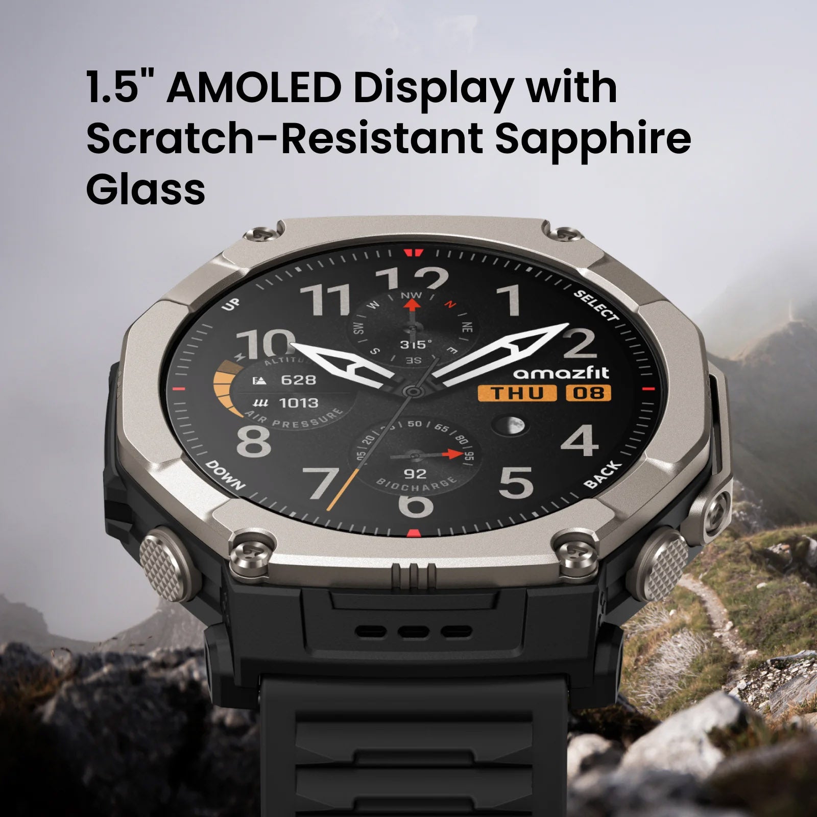AMAZFIT T-REX ULTRA 2 BLACK MAGMA