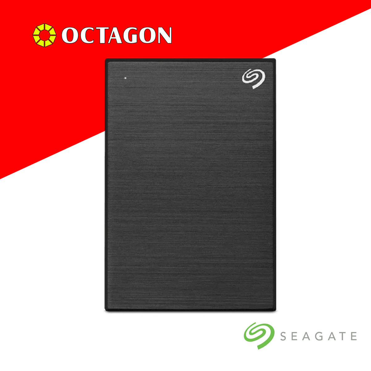 SEAGATE 2TB ONETOUCH BLACK HDD W/ PASSWORD