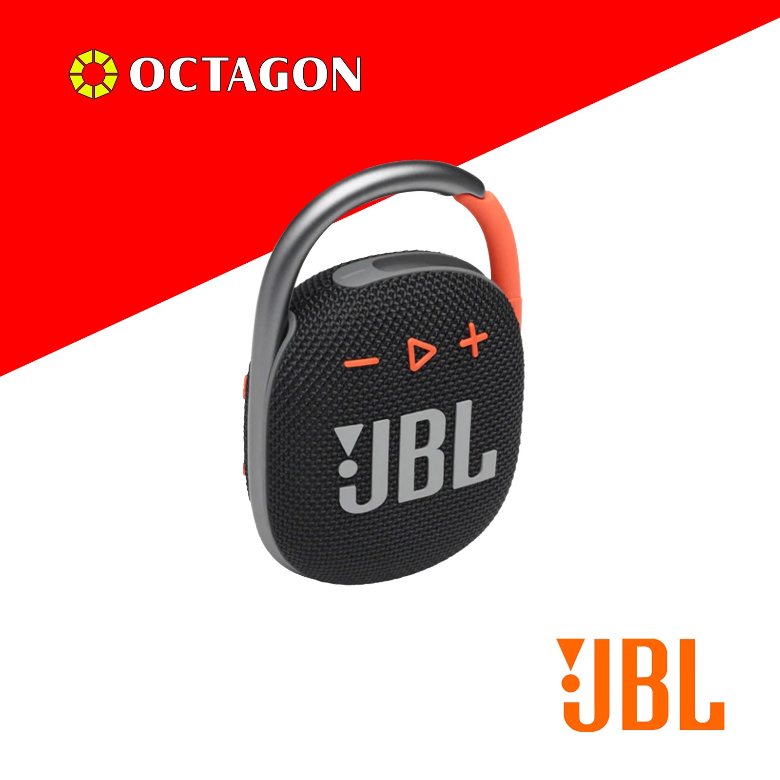 JBL CLIP 4 BLACK ORANGE BT SPEAKER