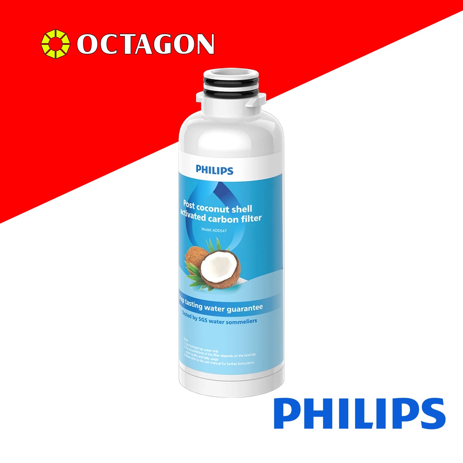PHILIPS WATER ADD547/90 CARBON FILTER REPLACEMENT FOR ADD6902/ADD6912