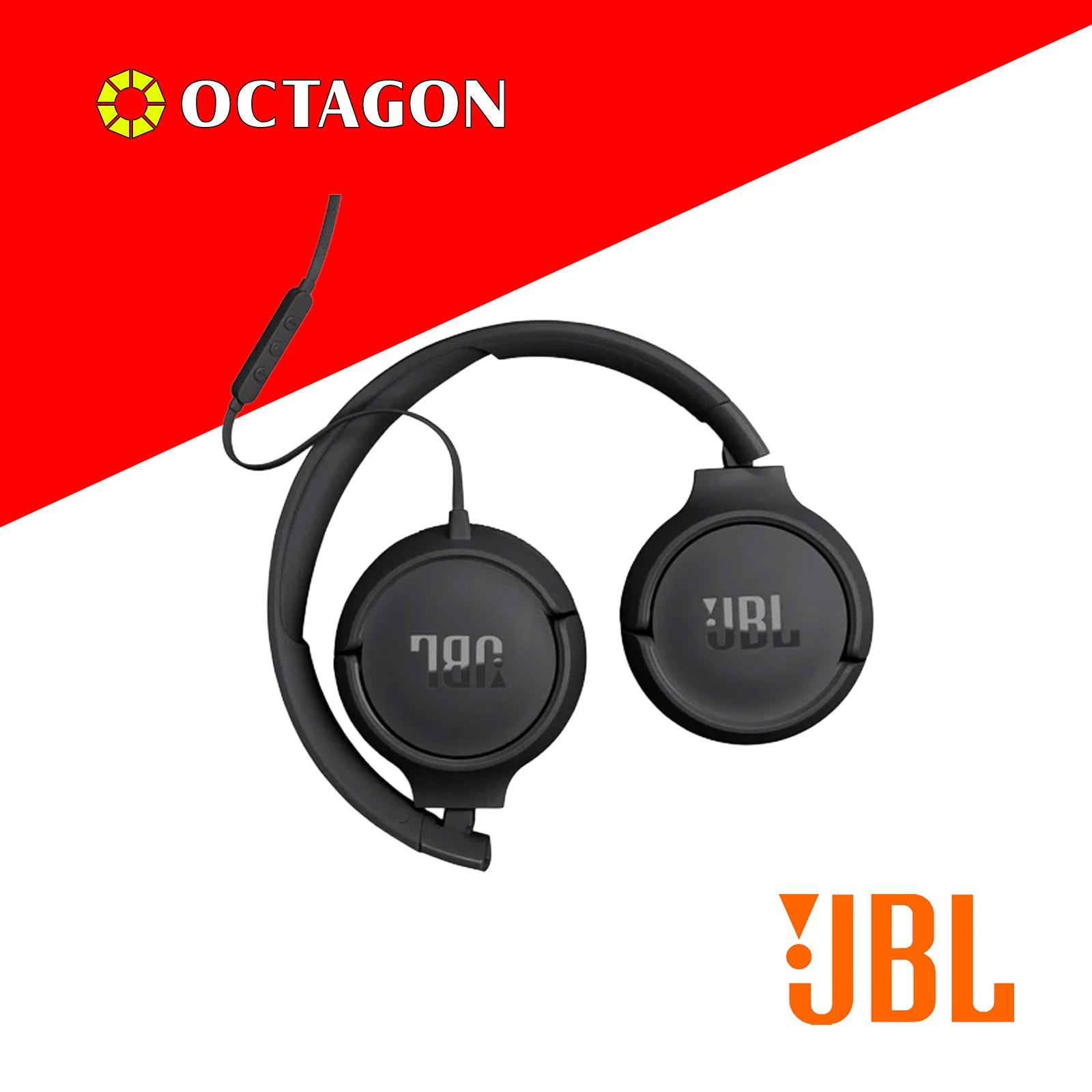 JBL T520C WIRELESS ON-EAR HEADPHONE BLACK/WHITE/BLUE