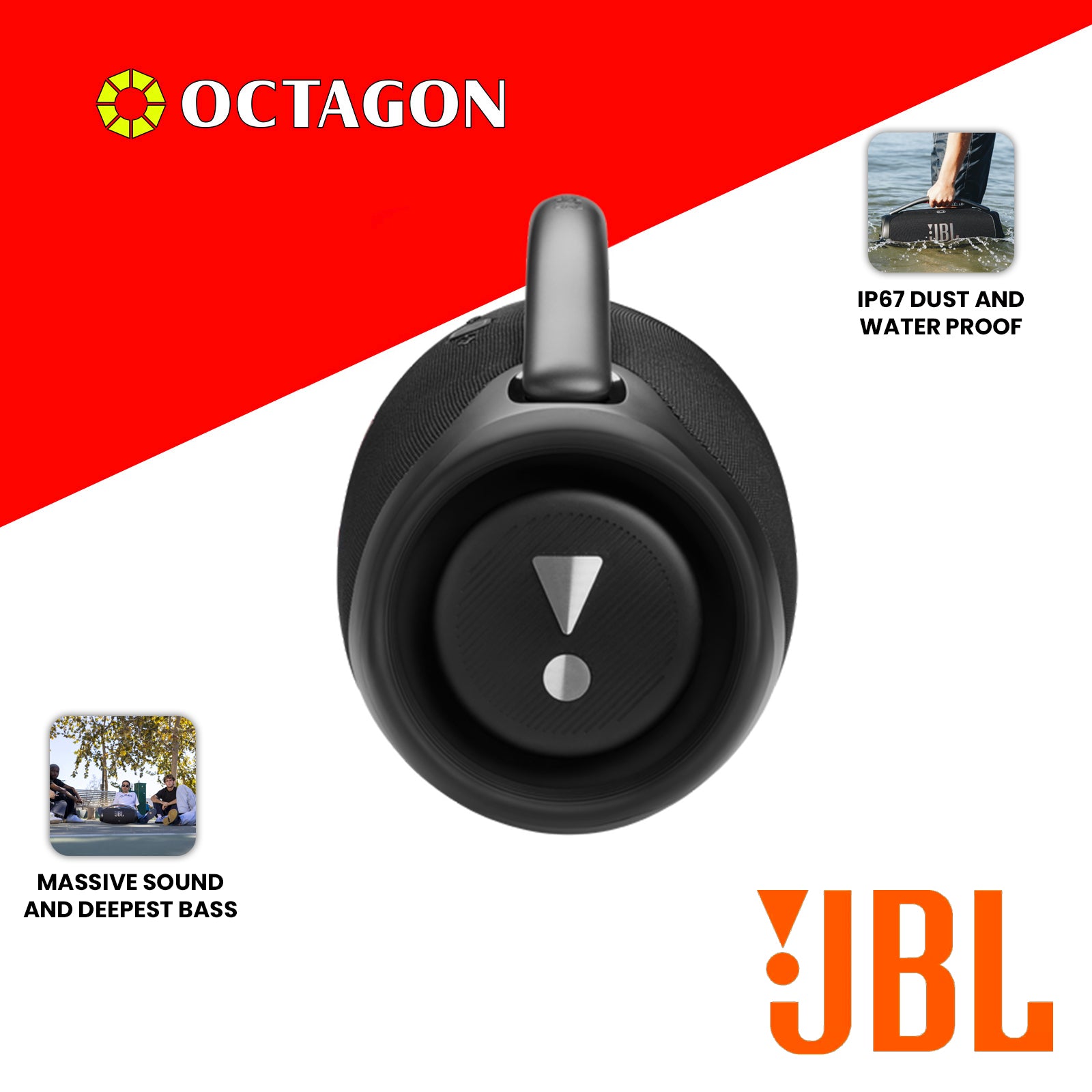 JBL BOOMBOX 3 AS BLACK SPEAKER