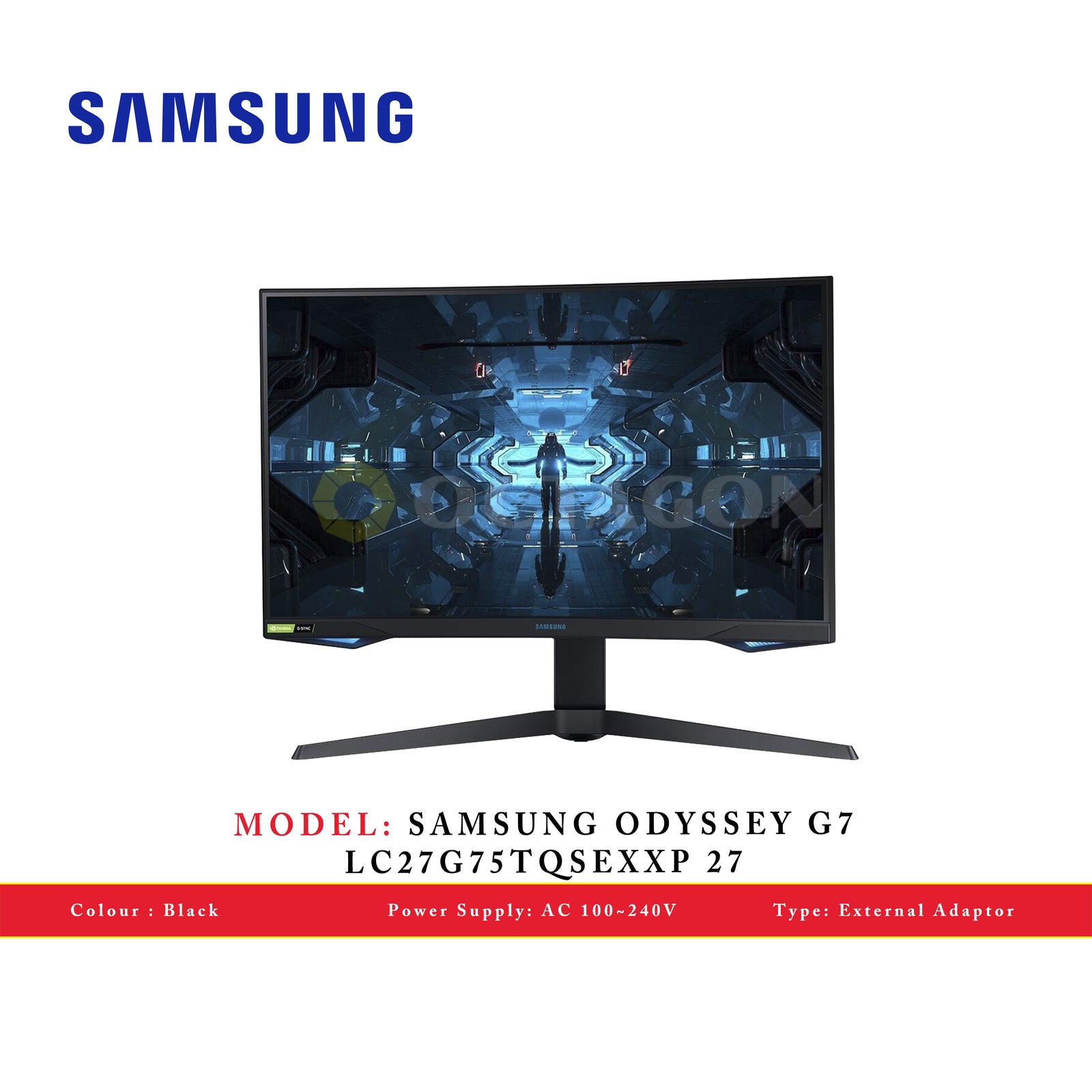 SAMSUNG ODYSSEY G7 LC27G75TQSEXXP 27