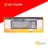 A1TECH AC-KB009-PP DUAL-MODE WIRELESS KEYBOARD 2.4G (PURPLE + WHITE)(BLACK + GREY)(PINK + WHITE)