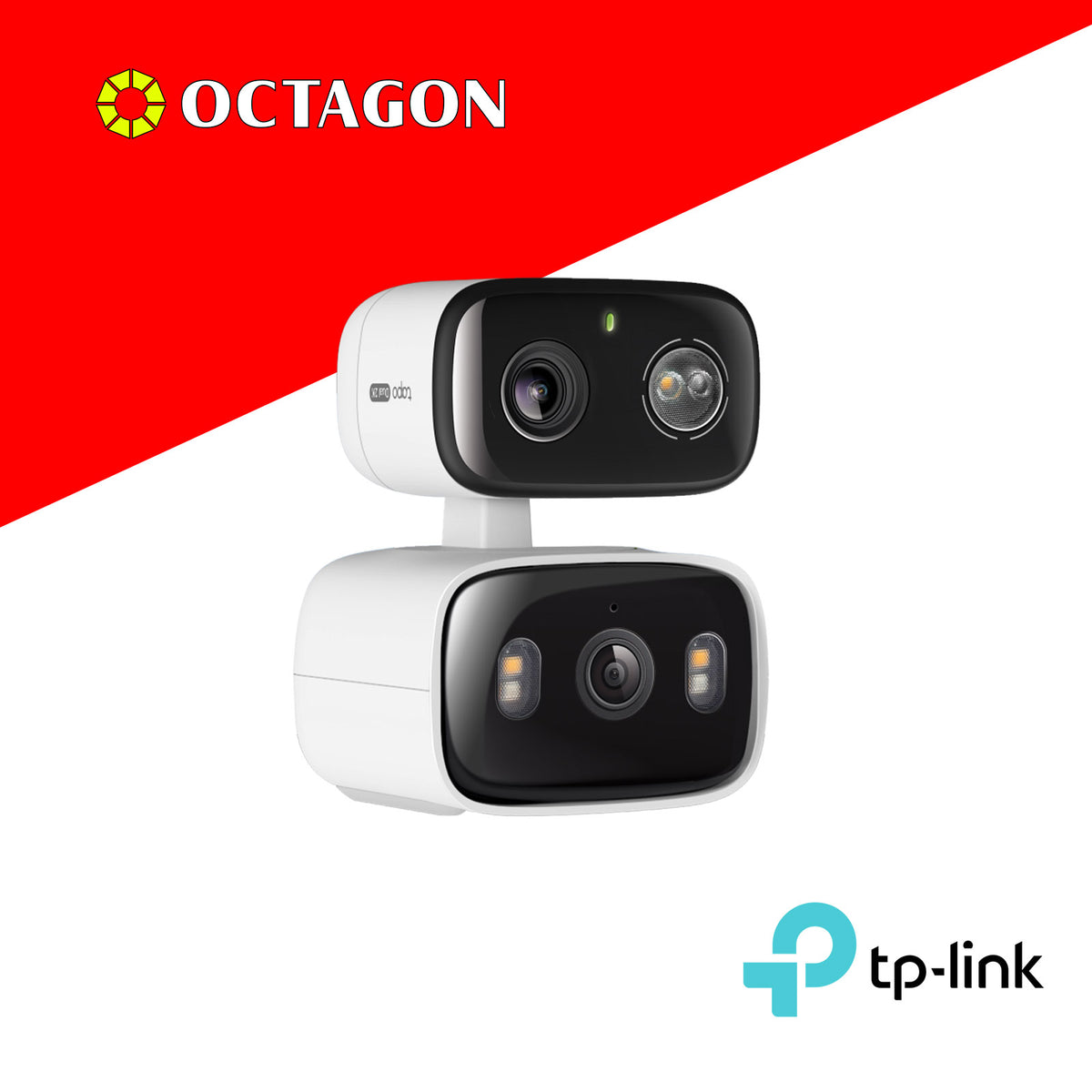 TPLINK TAPO C246D INDOOR/ OUTDOOR DUAL LENS 2K+3MP PAN TILT SECURITY CAMERA