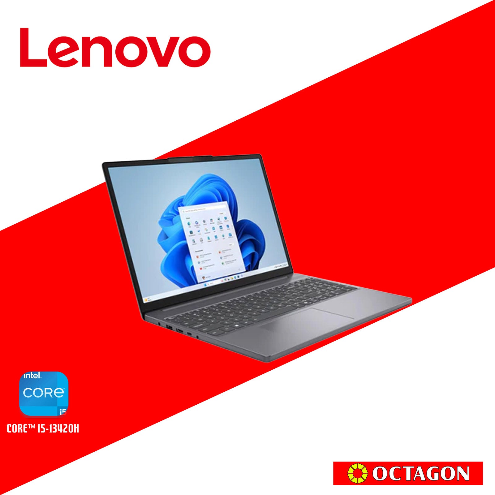 LENOVO IP S3-15 (83K100H5PH)/ CORE I5 13420H/ 8GB/ 512GB SSD/ 15.3 WUXGA/ WIN 11/ OFFICE HOME 2024 + OFFICE 365 BASIC