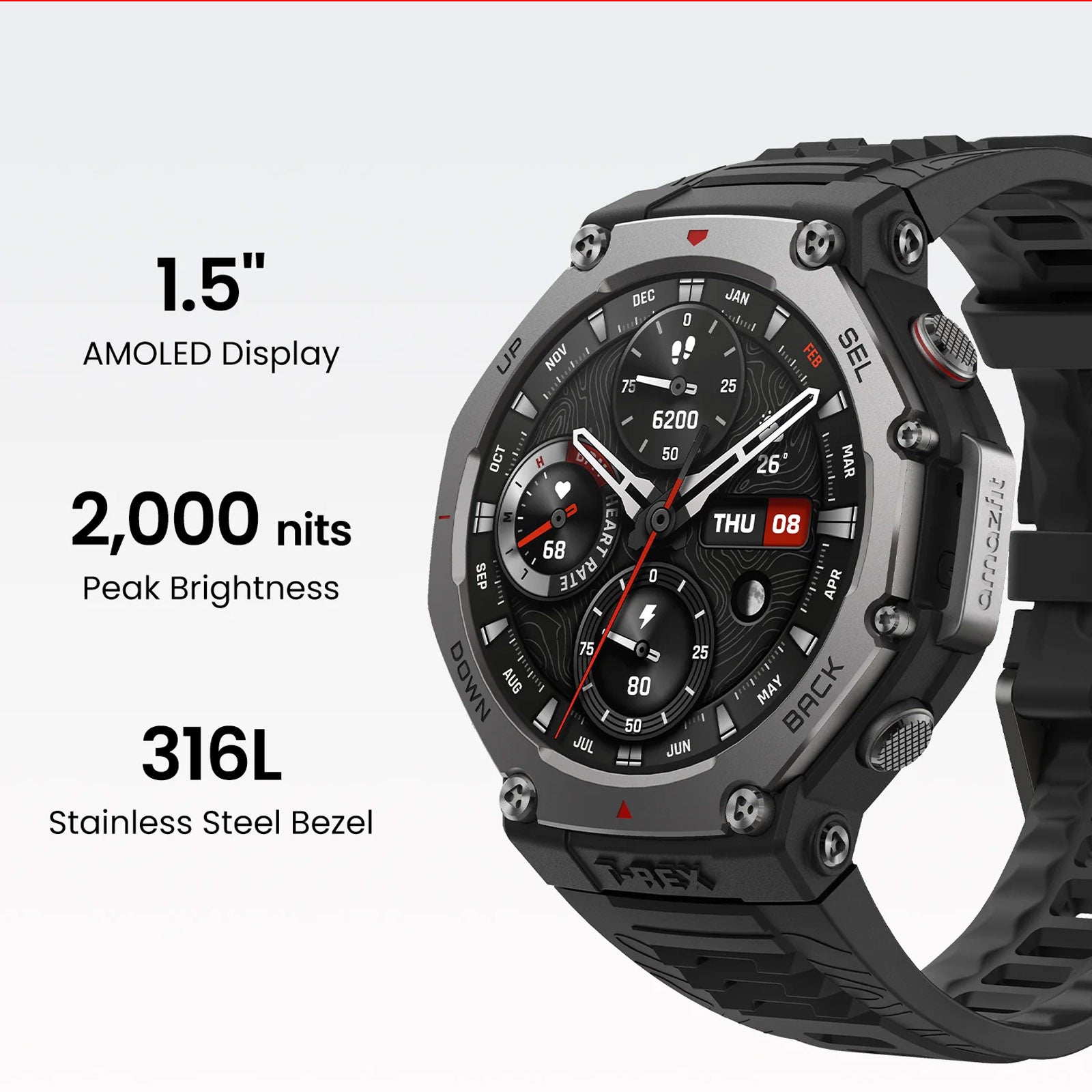 AMAZFIT T-REX 3 HAZE GRAY
