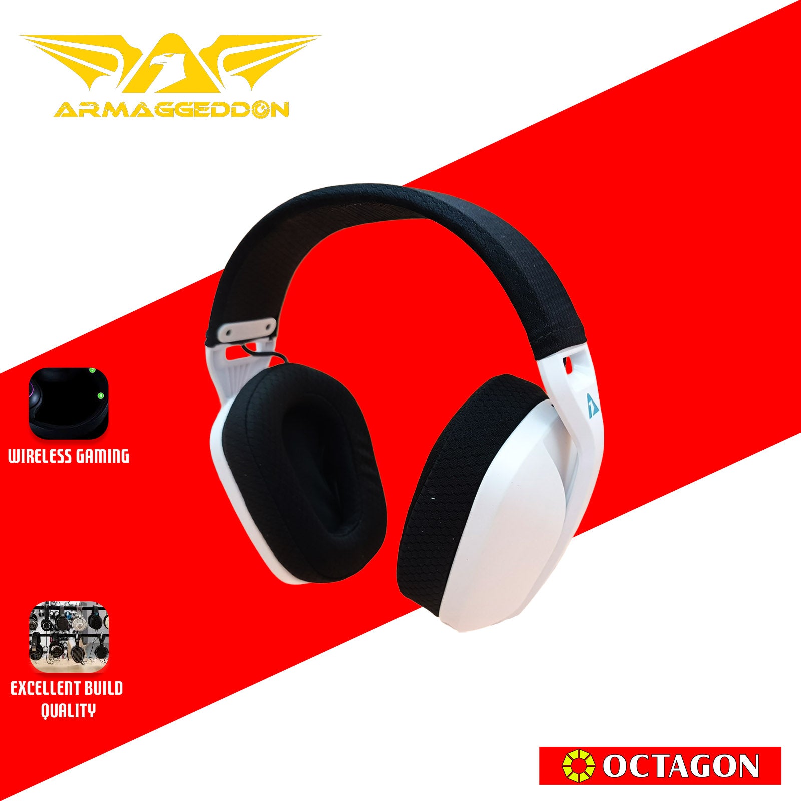 ARMAGGEDDON COSMIC-III LITE TRI-MODE BT / 2.4G GAMING HEADSET