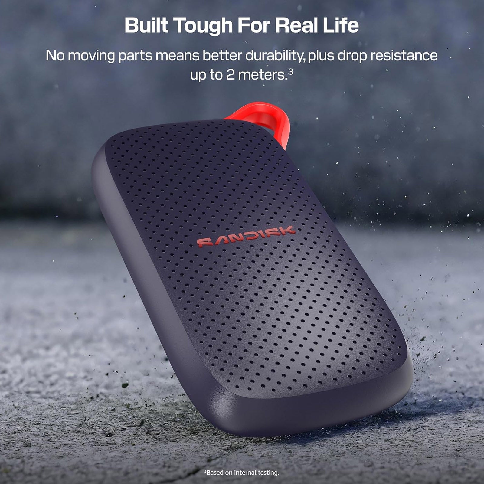 SANDISK E31 1TB BLACK PORTABLE SSD (SDSSDE31-1T00-G25)