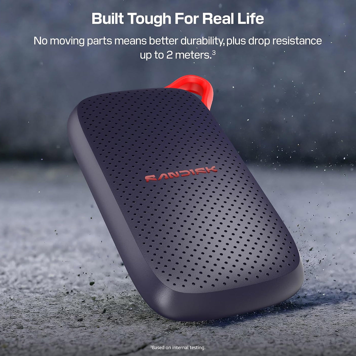 SANDISK E31 1TB BLACK PORTABLE SSD (SDSSDE31-1T00-G25)