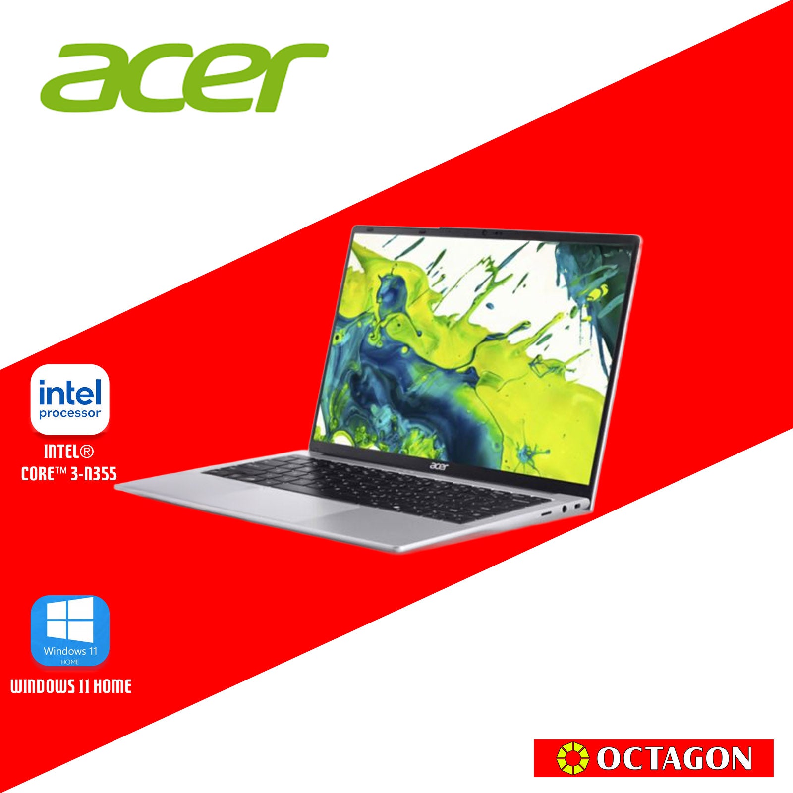 ACER ASPIRE LITE AL14-32P-392P/ CORE 3-N355/ 8GB/ 512GB SSD/ 14