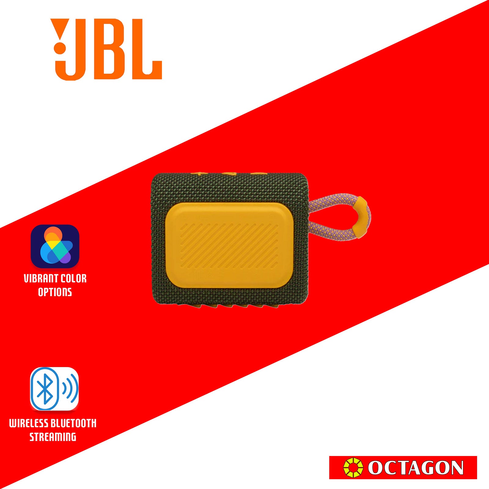 JBL GO 3 BT GREEN SPEAKER PORTABLE