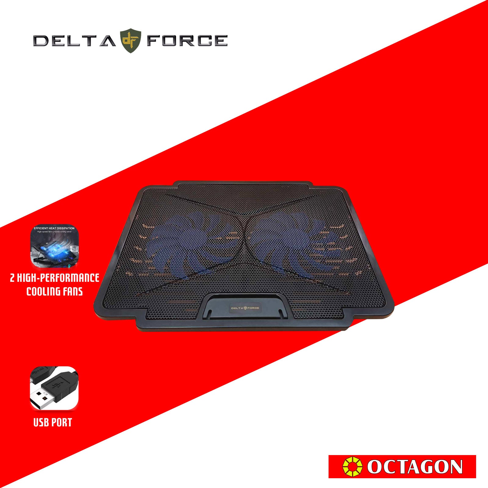 DELTA FORCE DCC-001 15 NOTEBOOK COOLER